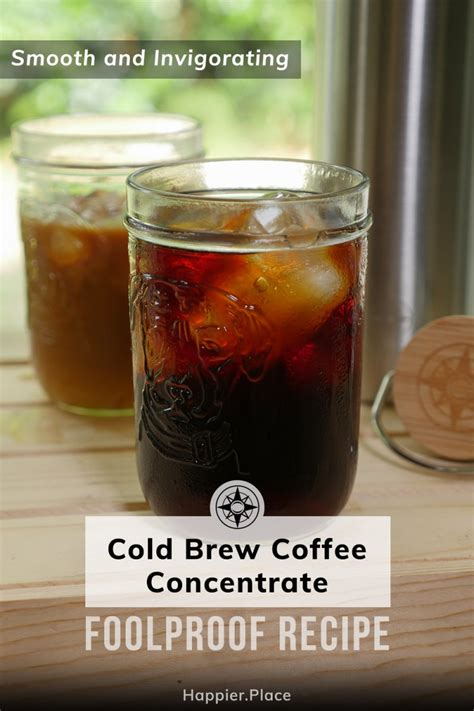 Cold Brew Concentrate Recipe