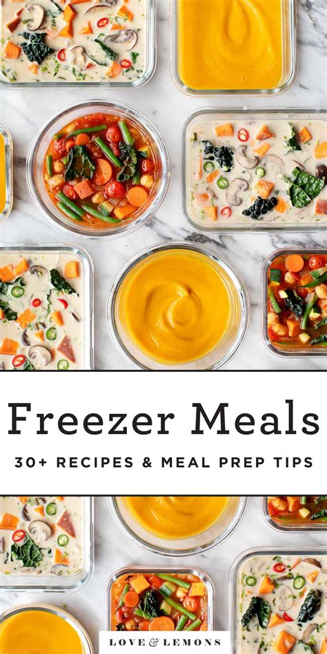 Healthy Freezer Meal Recipes