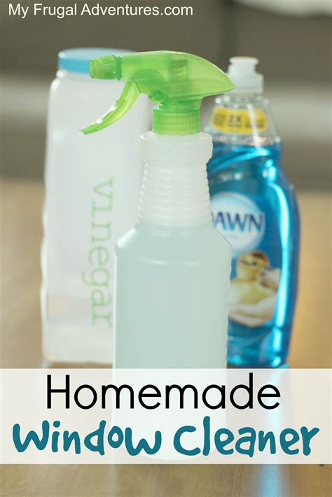 Homemade Window Cleaner Recipe