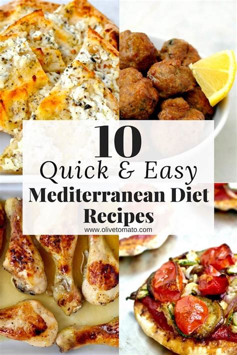 Simple Mediterranean Diet Recipes