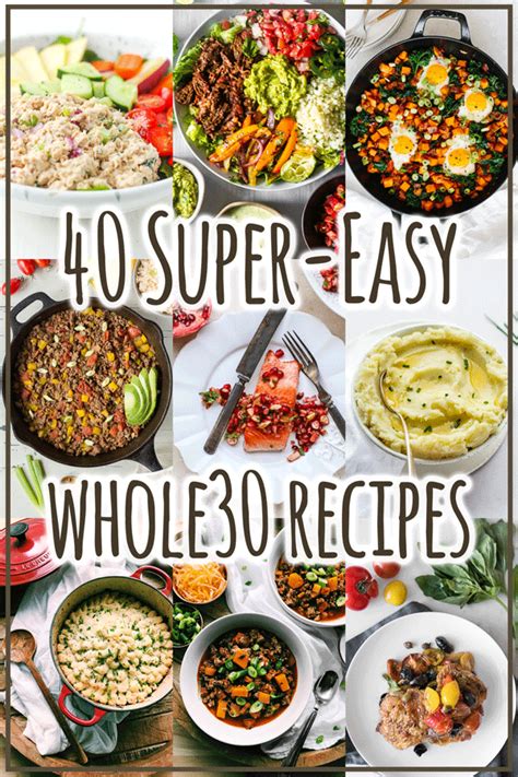 Whole Thirty Recipes